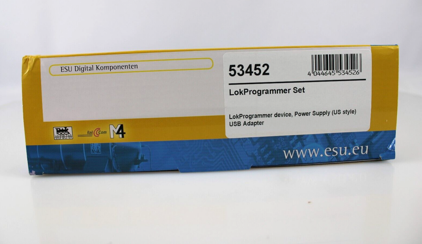ESU 53452 LokSound LokProgrammer Sound Programmer W/USB cable, US Power Supply