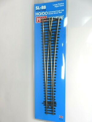 Peco Streamline HO SL88 Code100 Track Insulfrog Large Radius Turnout Right Hand