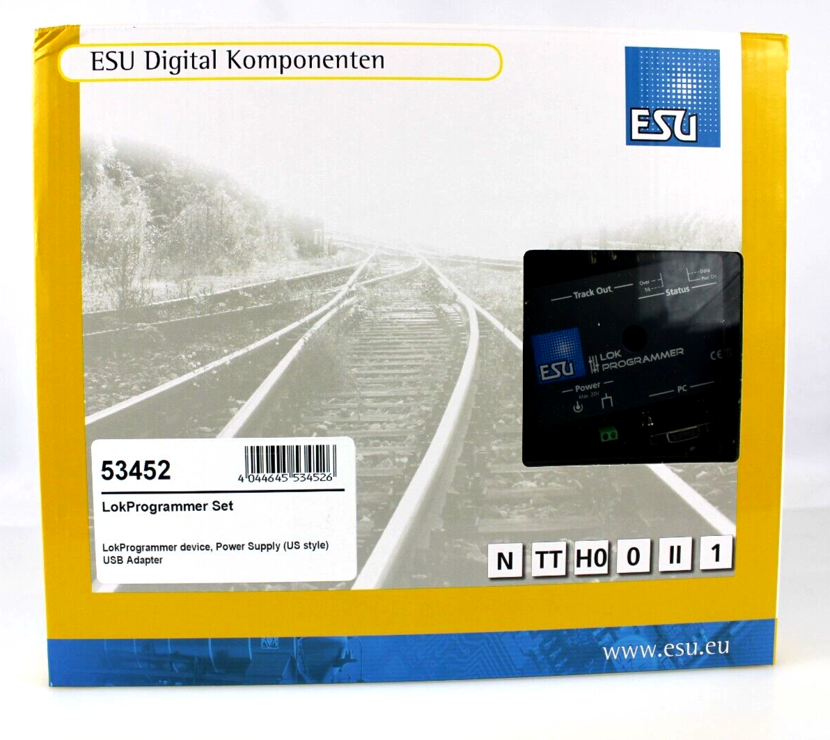 ESU 53452 LokSound LokProgrammer Sound Programmer W/USB cable, US Power Supply