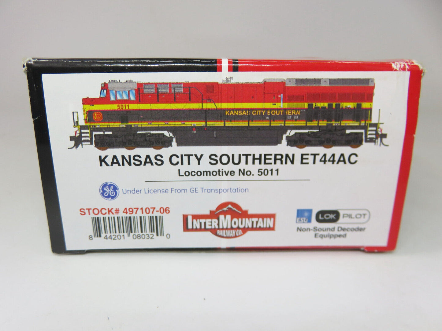 Intermountain 497107-06 HO Kansas City Southern ET44AC Tier 4 GEVO Locomotive