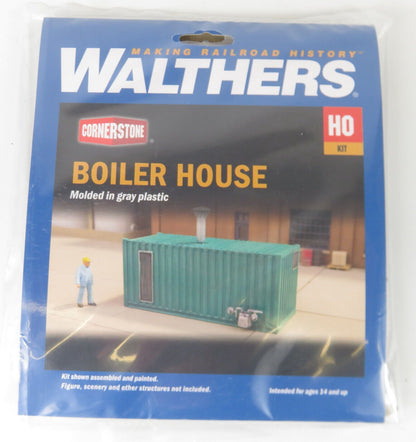 Walthers Cornerstone 933-4182 HO Scale Boiler House Transload Facility Kit NIB