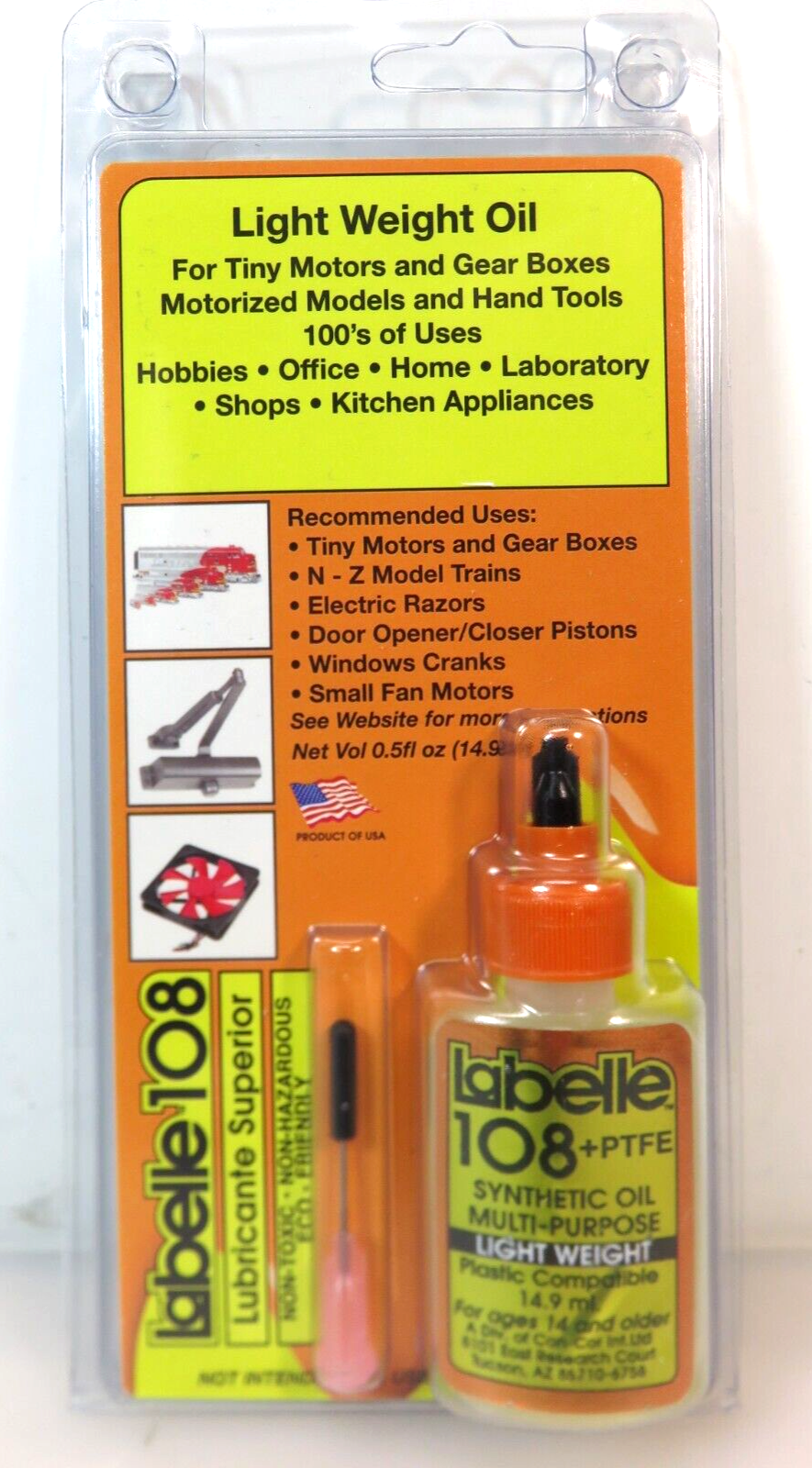 Labelle 108 1/2 fl. oz. Plastic Compatible Oil, Light